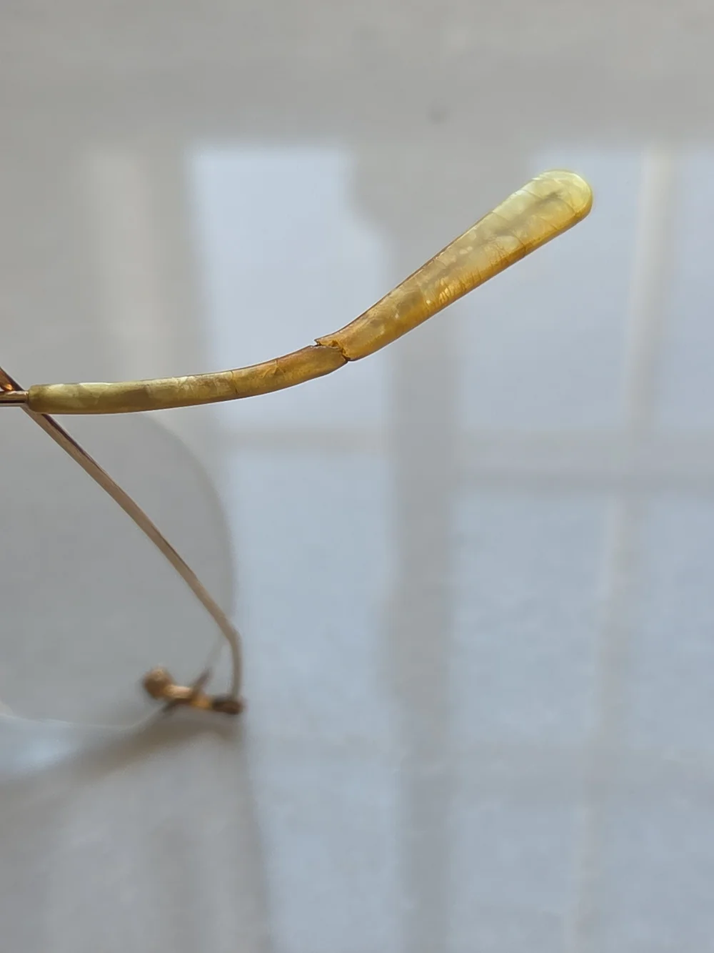 Vtg American Optical Kids 1/10 12K GF Rimless Kids Eyeglasses AO Mid-Century ⬇️